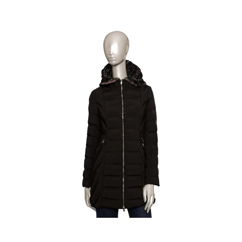 Baldinini Trend Women's Black Polyester Jackets & Coat - 2XL - Main Image