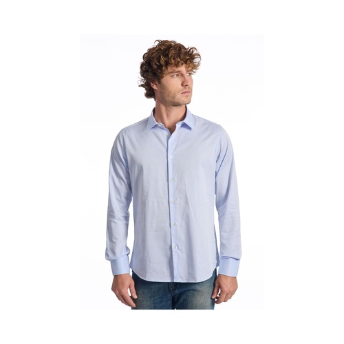 Baldinini Trend Men's Light Blue Cotton Shirt - 2XL - Main Image
