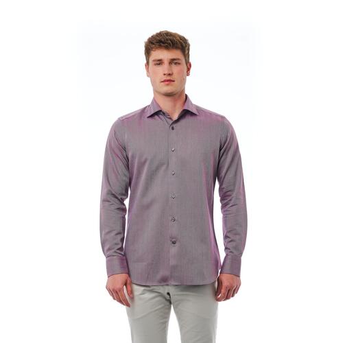Slim Fit French Collar Shirt 41 IT Men - Main Image