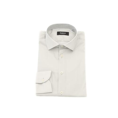 Slim Front Closure Shirt with Italian Collar and Logo Detail 42 IT Men - Main Image