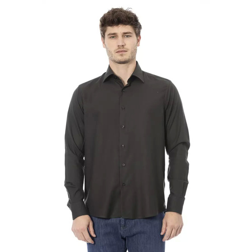 Regular Fit Shirt with Italian Collar and Button Closure 42 IT Men - Main Image