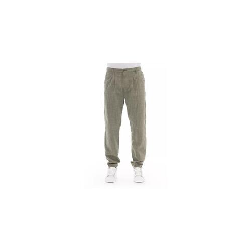 Front Zipper and Button Closure Chino Trousers 44 IT Men - Main Image