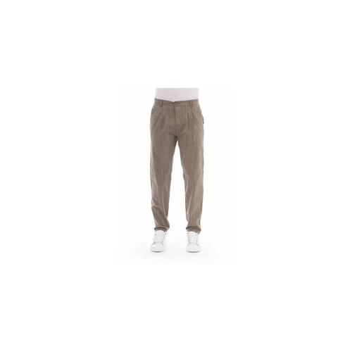 Front Zipper and Button Closure Chino Trousers 46 IT Men - Main Image