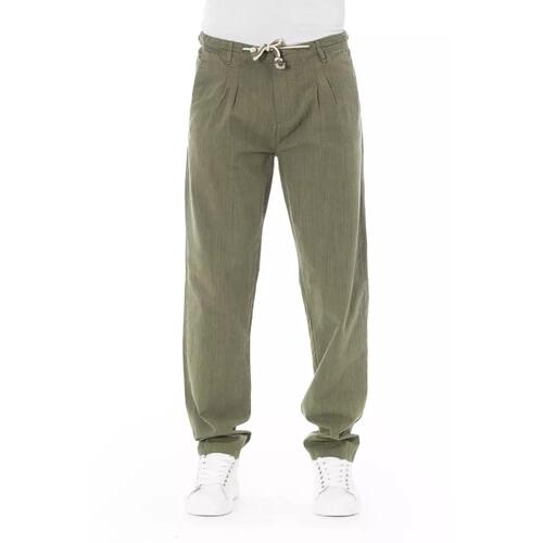 Front Zipper and Button Closure Chino Trousers 48 IT Men - Main Image