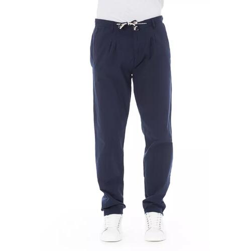 Drawstring Closure Chino Trousers with Side and Back Pockets 46 IT Men - Main Image