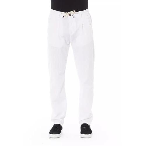 Baldinini Trend Men's White Cotton Jeans & Pant - W30 US - Main Image