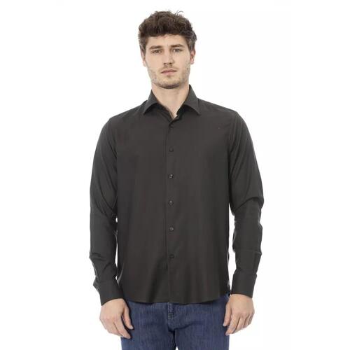 Baldinini Trend Men's Green Cotton Shirt - L - Main Image