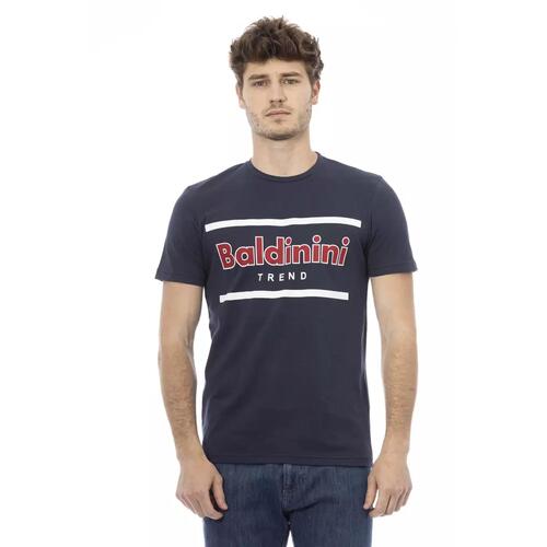 Short Sleeve T-shirt with Front Print 2XL Men - Main Image