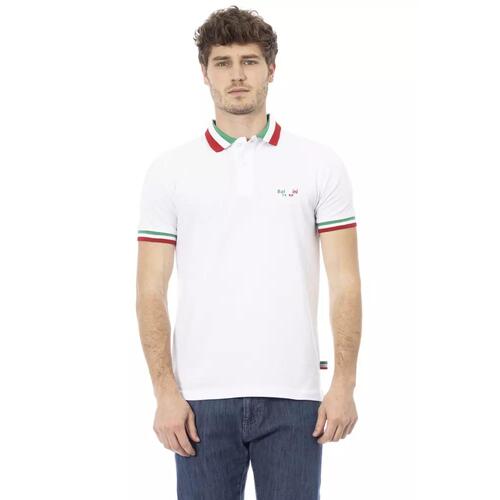 Embroidered Tricolor Collar Polo Shirt 3XL Men - Main Image