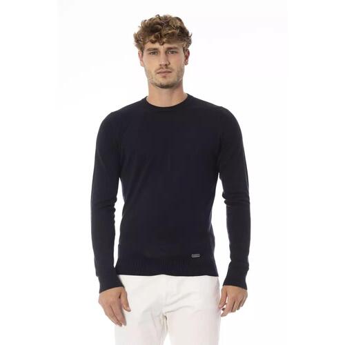Baldinini Trend Men's Blue Modal Sweater - 48 IT - Main Image