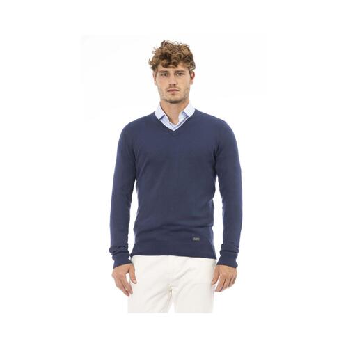 Baldinini Trend Men's Blue Modal Sweater - 52 IT - Main Image