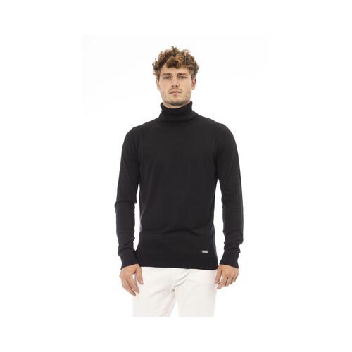 Baldinini Trend Men's Black Modal Sweater - 54 IT - Main Image