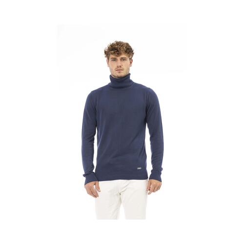 Baldinini Trend Men's Blue Modal Sweater - 50 IT - Main Image