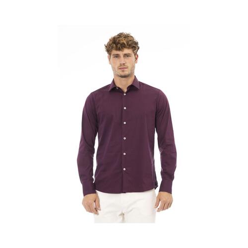 Baldinini Trend Men's Red Cotton Shirt - L - Main Image