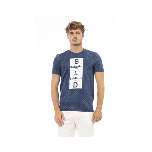 Baldinini Trend Men's Blue Cotton T-Shirt - M - Main Image
