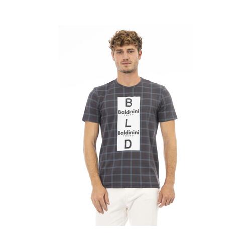 Baldinini Trend Men's Gray Cotton T-Shirt - L - Main Image