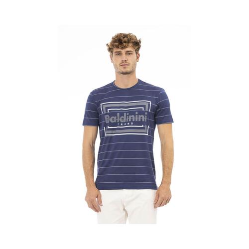 Baldinini Trend Men's Blue Cotton T-Shirt - L - Main Image