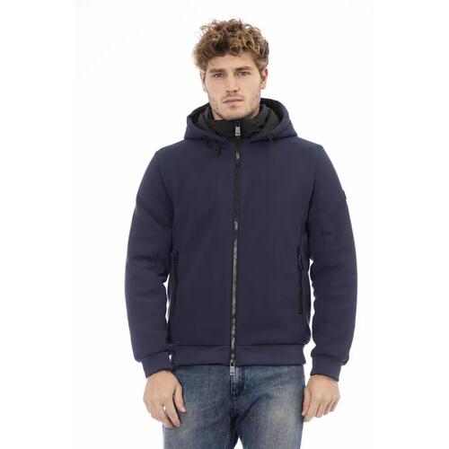 Threaded Pocket Jacket with Double Breasted Front Closure XL Men - Main Image