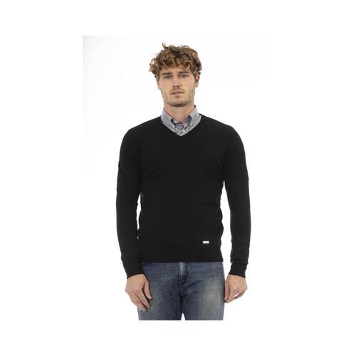 Baldinini Trend Men's Black Wool Sweater - 50 IT - Main Image