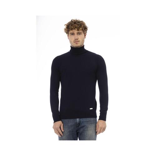 Baldinini Trend Men's Blue Wool Sweater - 48 IT - Main Image