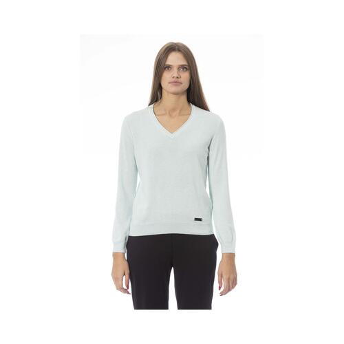 Baldinini Trend Women's Light Blue Polyamide Sweater - S - Main Image