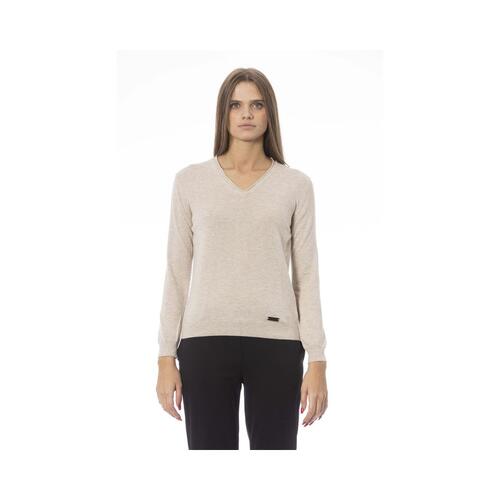 Baldinini Trend Women's Beige Polyamide Sweater - XL - Main Image