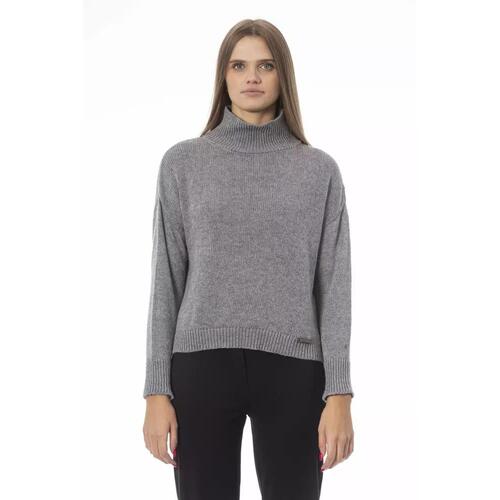 Baldinini Trend Women's Gray Viscose Sweater - M - Main Image