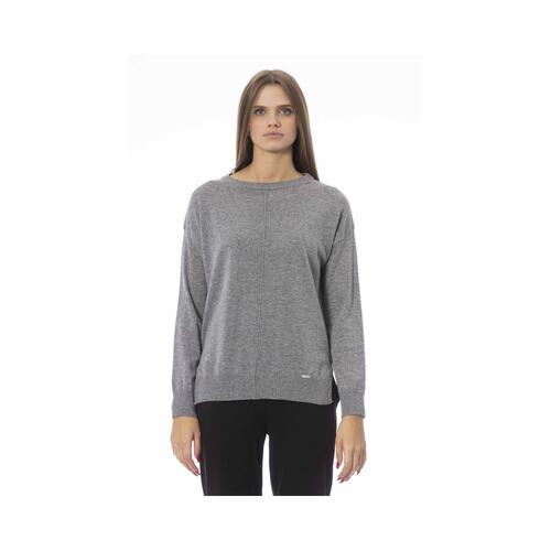 Baldinini Trend Women's Gray Viscose Sweater - M - Main Image