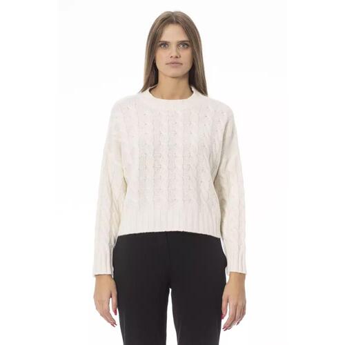 Baldinini Trend Women's Beige Wool Sweater - M - Main Image