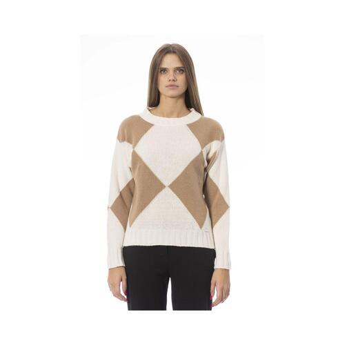 Baldinini Trend Women's Beige Wool Sweater - M - Main Image