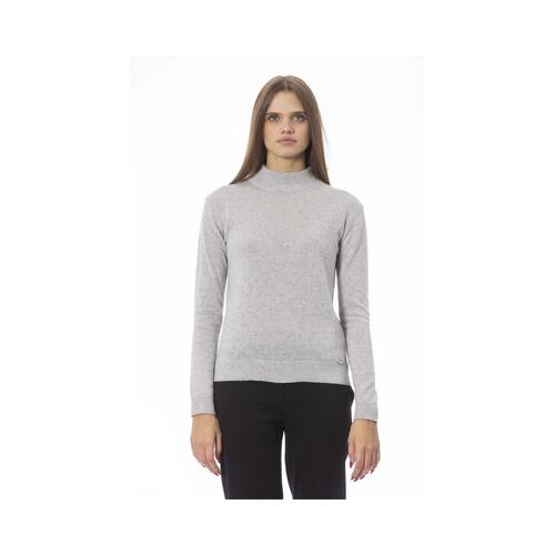 Baldinini Trend Women's Gray Fabric Sweater - M - Main Image