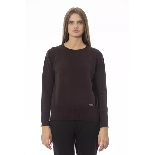 Baldinini Trend Women's Brown Wool Sweater - 44 IT - Main Image