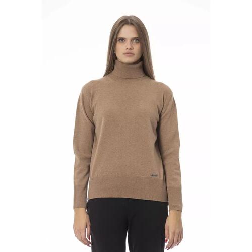 Baldinini Trend Women's Beige Wool Sweater - 44 IT - Main Image