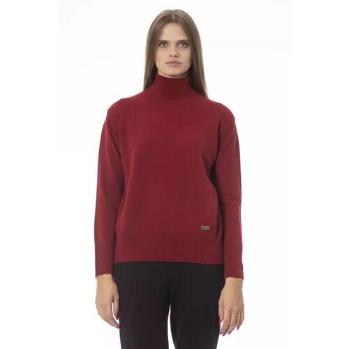 Baldinini Trend Women's Red Wool Sweater - 46 IT - Main Image