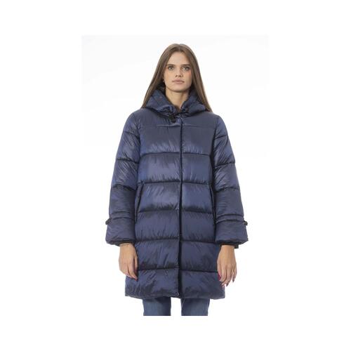 Baldinini Trend Women's Light Blue Nylon Jackets & Coat - XL - Main Image