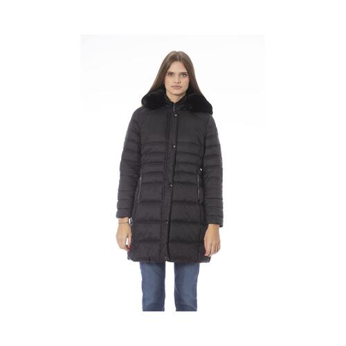 Baldinini Trend Women's Black Polyester Jackets & Coat - L - Main Image