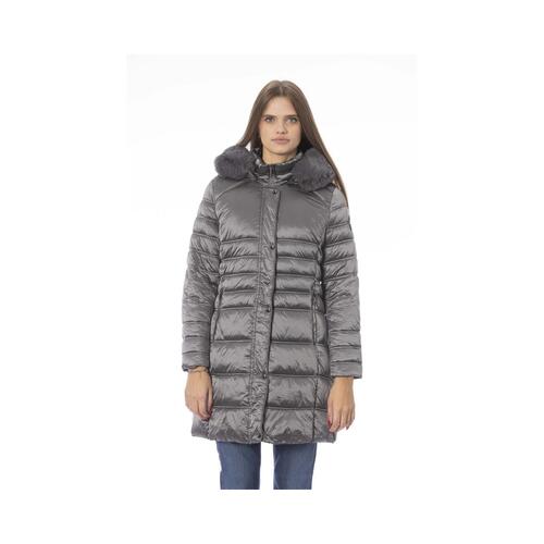 Baldinini Trend Women's Gray Polyester Jackets & Coat - M - Main Image