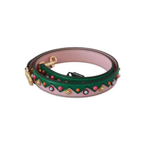 100% Authentic Dolce & Gabbana Leather Shoulder Strap with Logo Details One Size Men - Main Image