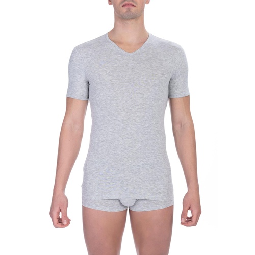 Bikkembergs Men's Gray Cotton T-Shirt - L - Main Image