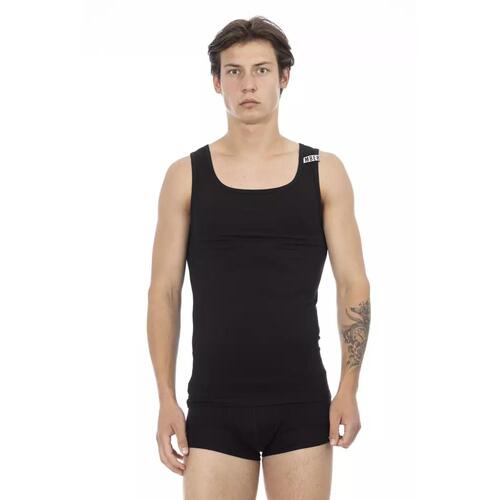 Stretch Cotton Logoed Tank Top 2XL Men - Main Image