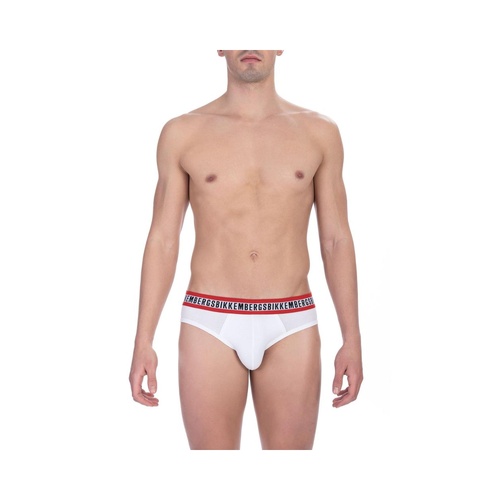 Bikkembergs Men's Sleek Bikkembergs Cotton-Elastane Bi-pack Briefs - S - Main Image