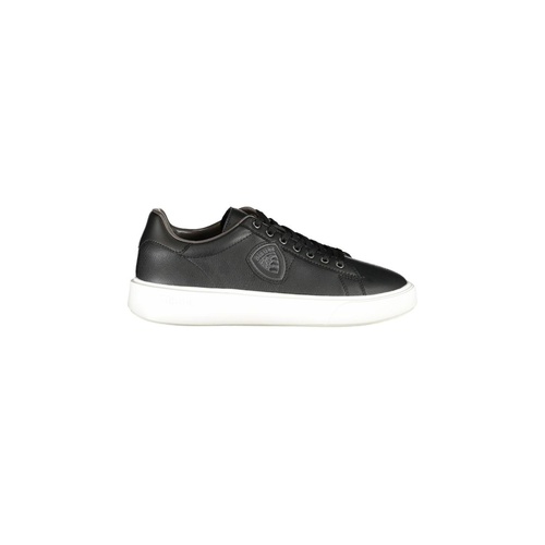 Blauer Men's Black Leather  Sneaker - 44 EU - Main Image