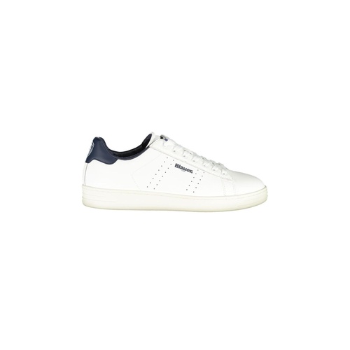 Blauer Men's White Leather  Sneaker - 42 EU - Main Image
