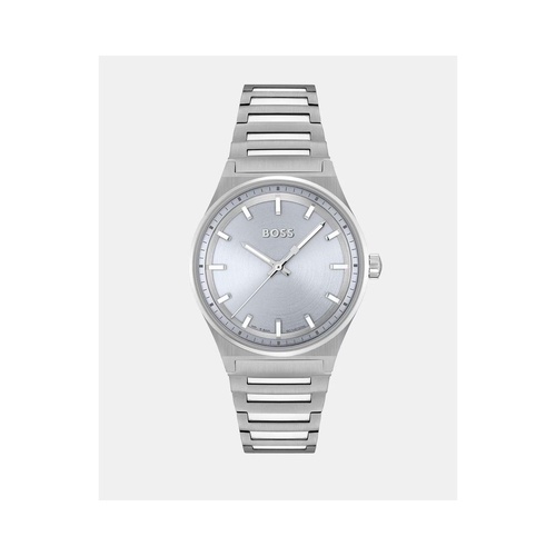 Hugo Boss Unisex's Silver Stainless Steel Stainless Steel Watch - One Size - Main Image
