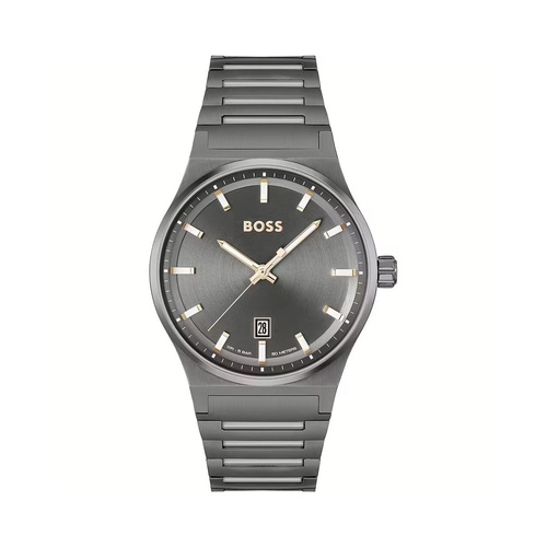 Hugo Boss Men's Gray Stainless Steel Watch - One Size - Main Image