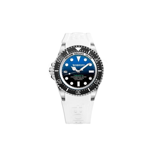 Bobroff Men's White Rubber Watch - One Size - Main Image