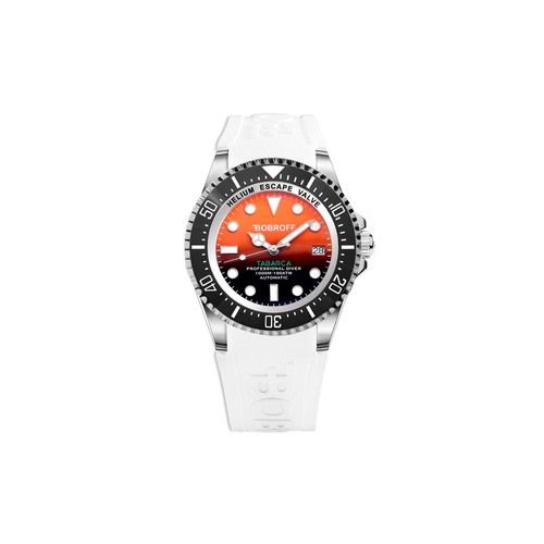 Bobroff Men's White Rubber Watch - One Size - Main Image