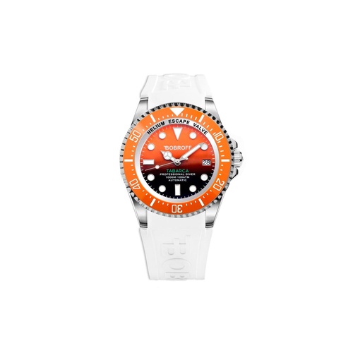 Bobroff Men's White Rubber Watch - One Size - Main Image