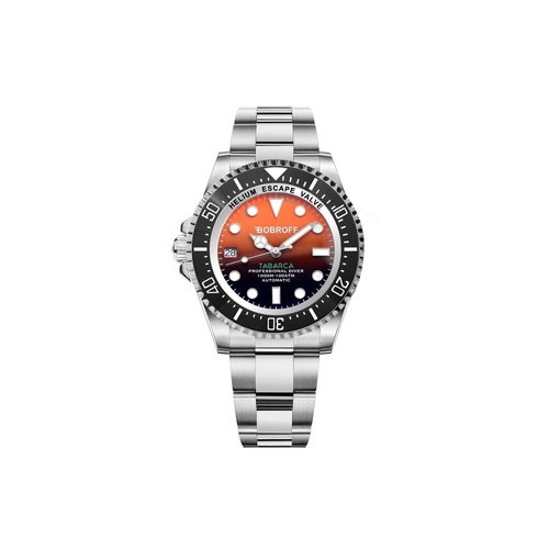 Bobroff Men's Silver Stainless Steel Watch - One Size - Main Image