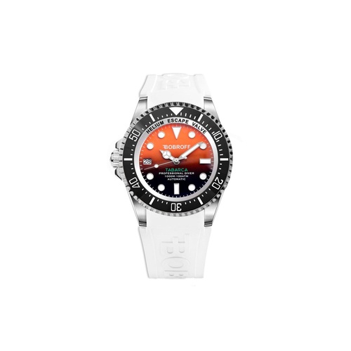 Bobroff Men's White Rubber Watch - One Size - Main Image